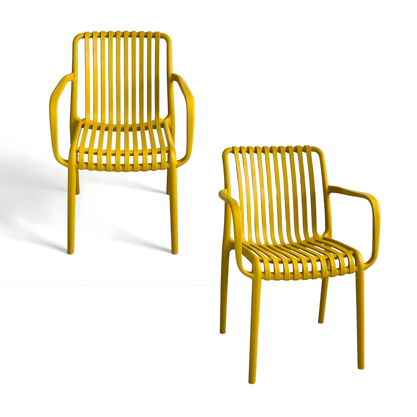 Silla Bistro En Polipropileno Con Brazo y Filtro UV