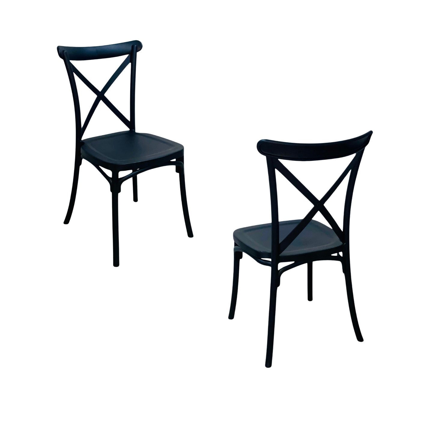 Silla En Polipropileno Tipo Crossback