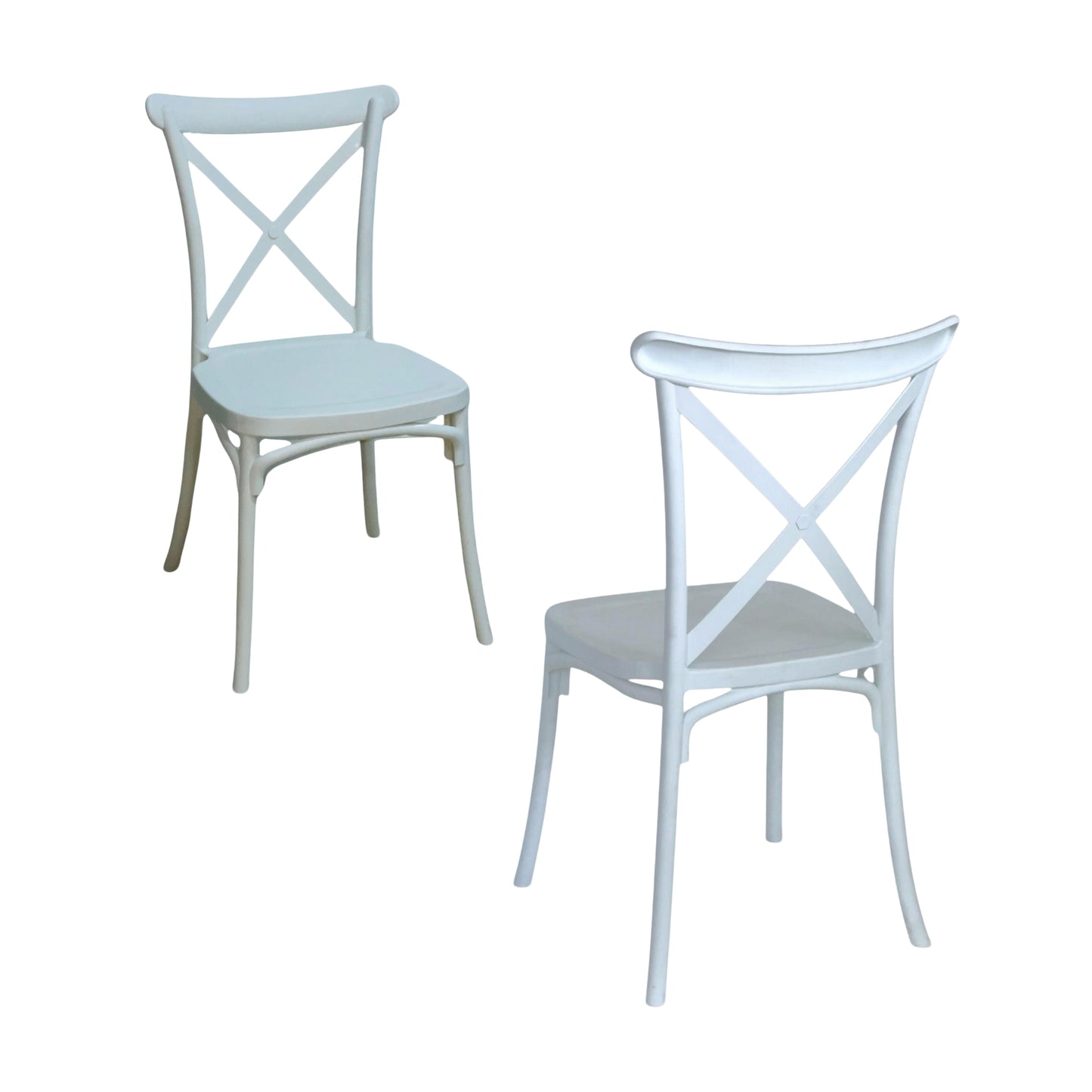 Silla En Polipropileno Tipo Crossback