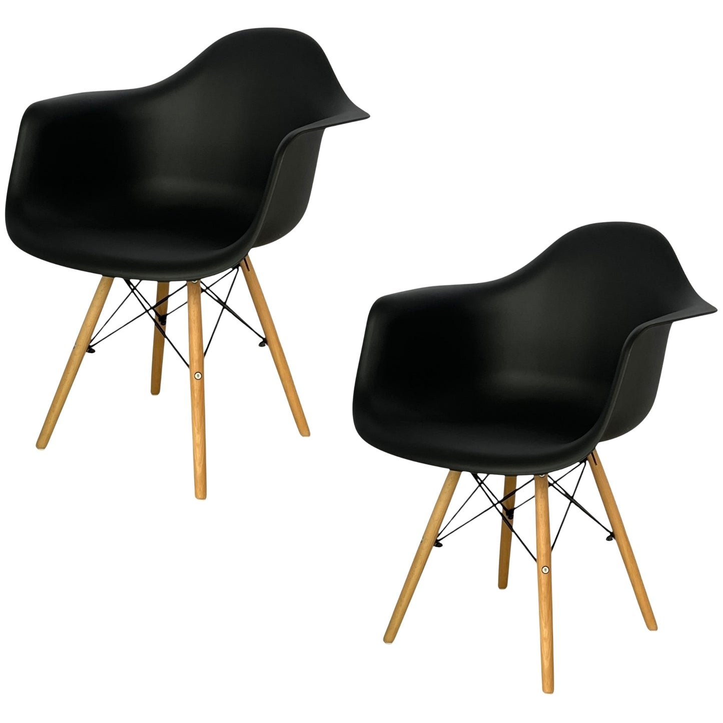 Silla De Diseño Eames Con Brazos