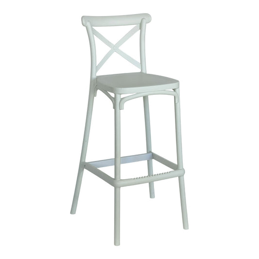 Silla De Barra Crossback En Polipropileno