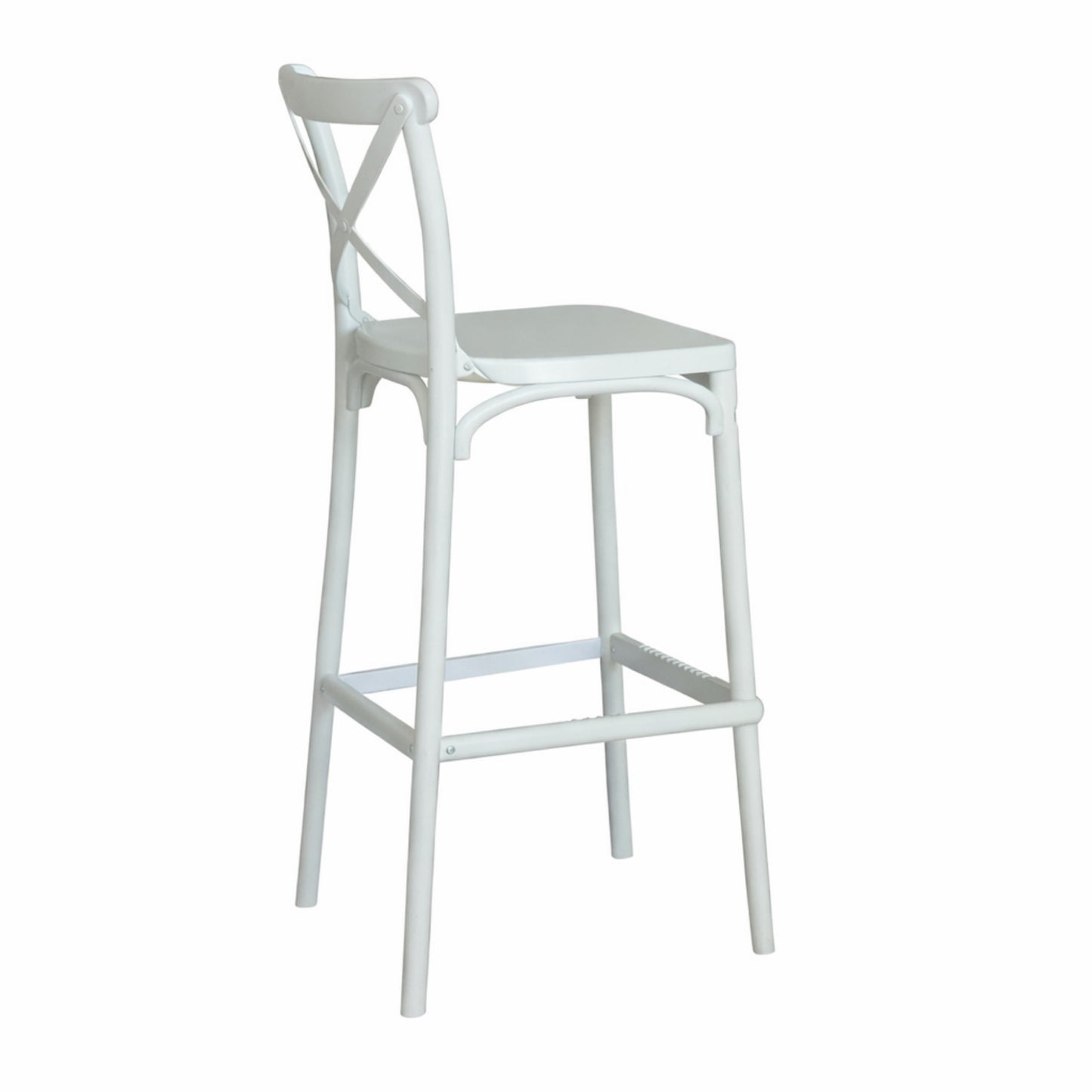 Silla De Barra Crossback En Polipropileno