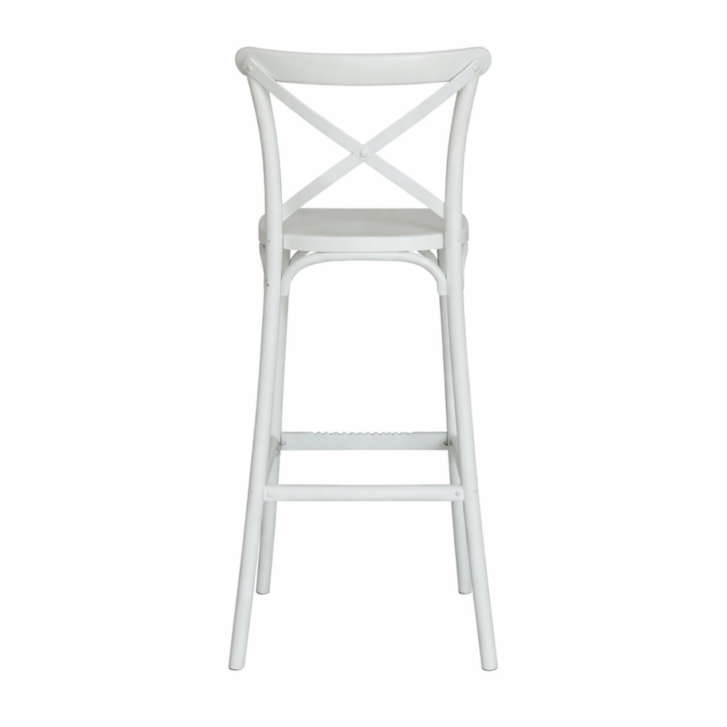 Silla De Barra Crossback En Polipropileno