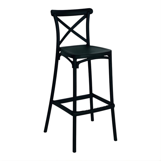 Silla De Barra Crossback En Polipropileno