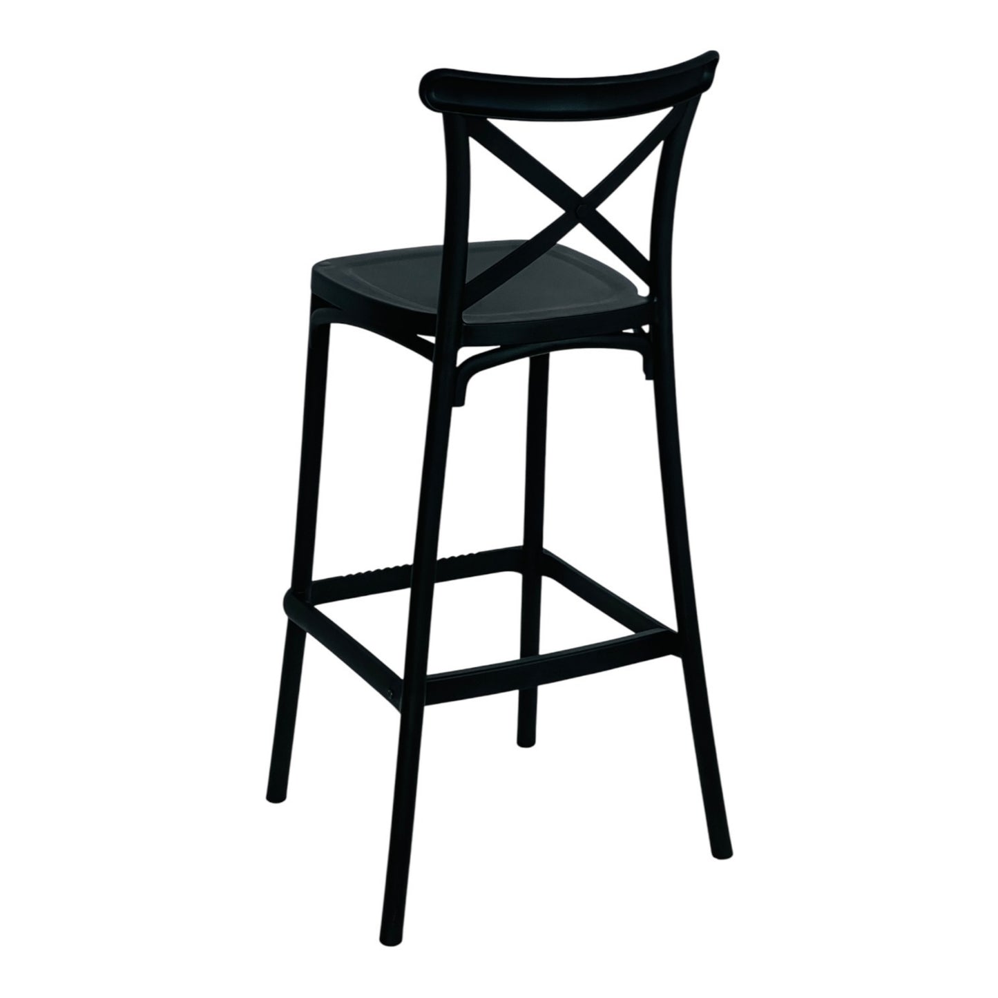 Silla De Barra Crossback En Polipropileno