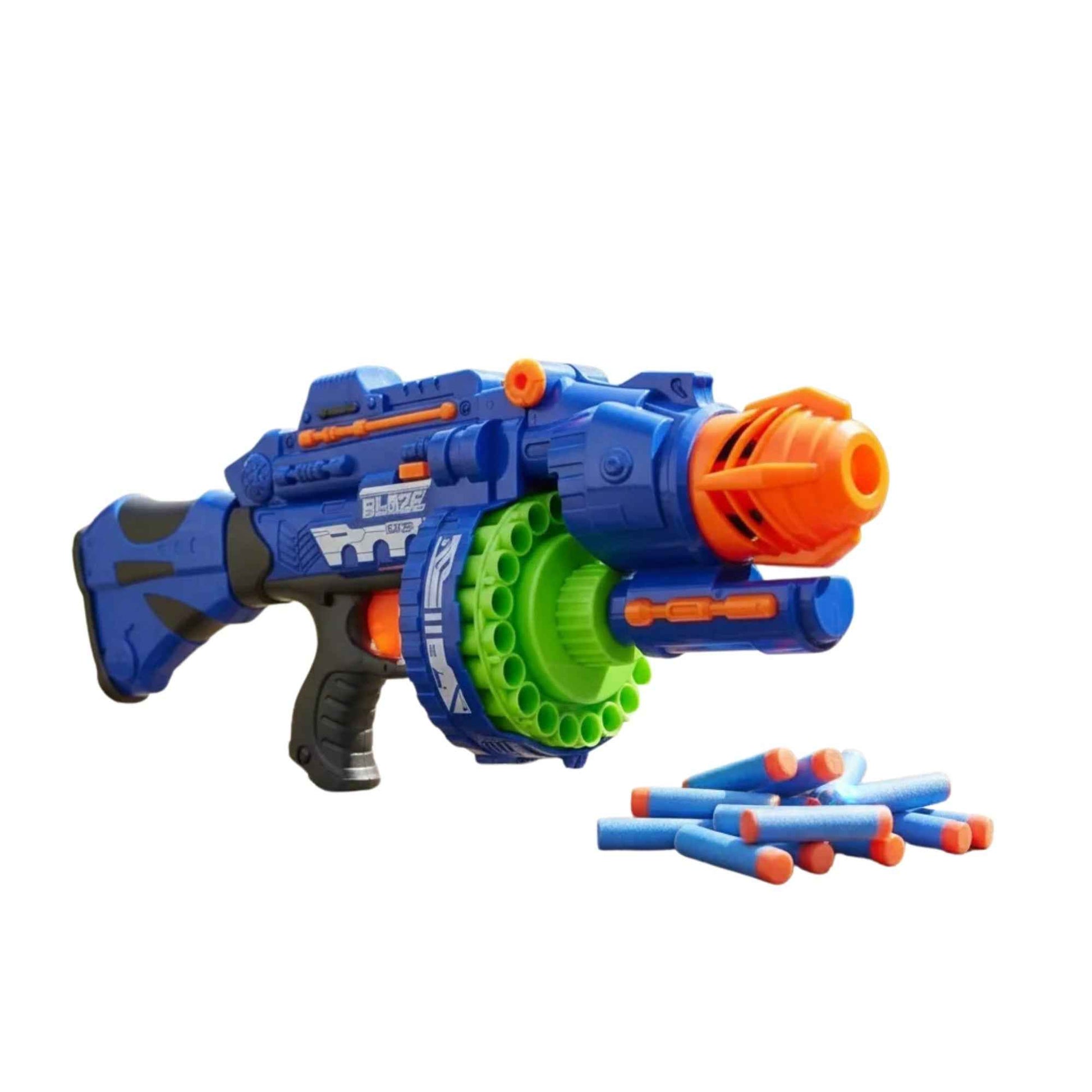 Lanzador Blaze Storm X40 con dardos de espuma para actividad recreativa