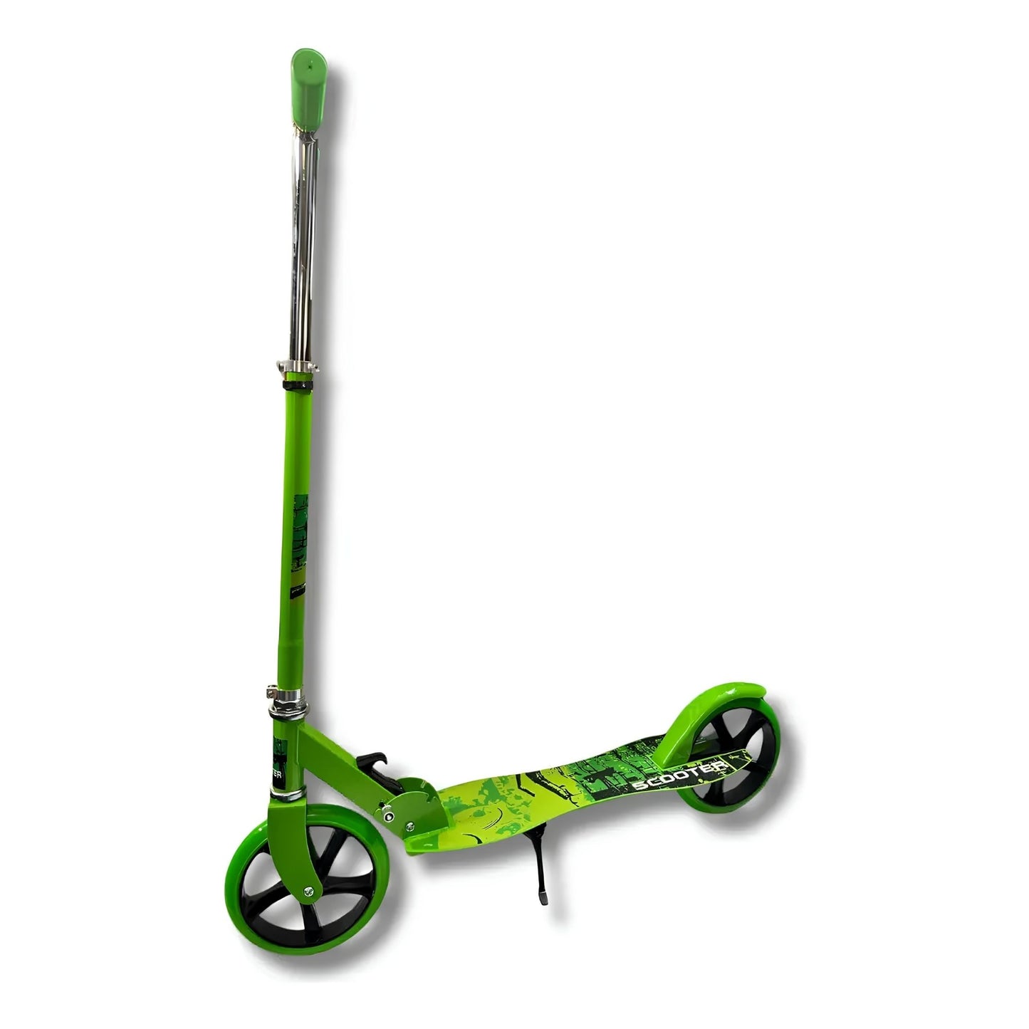 Monopatín de guitarra verde para juego, paseo y diversión al aire libre