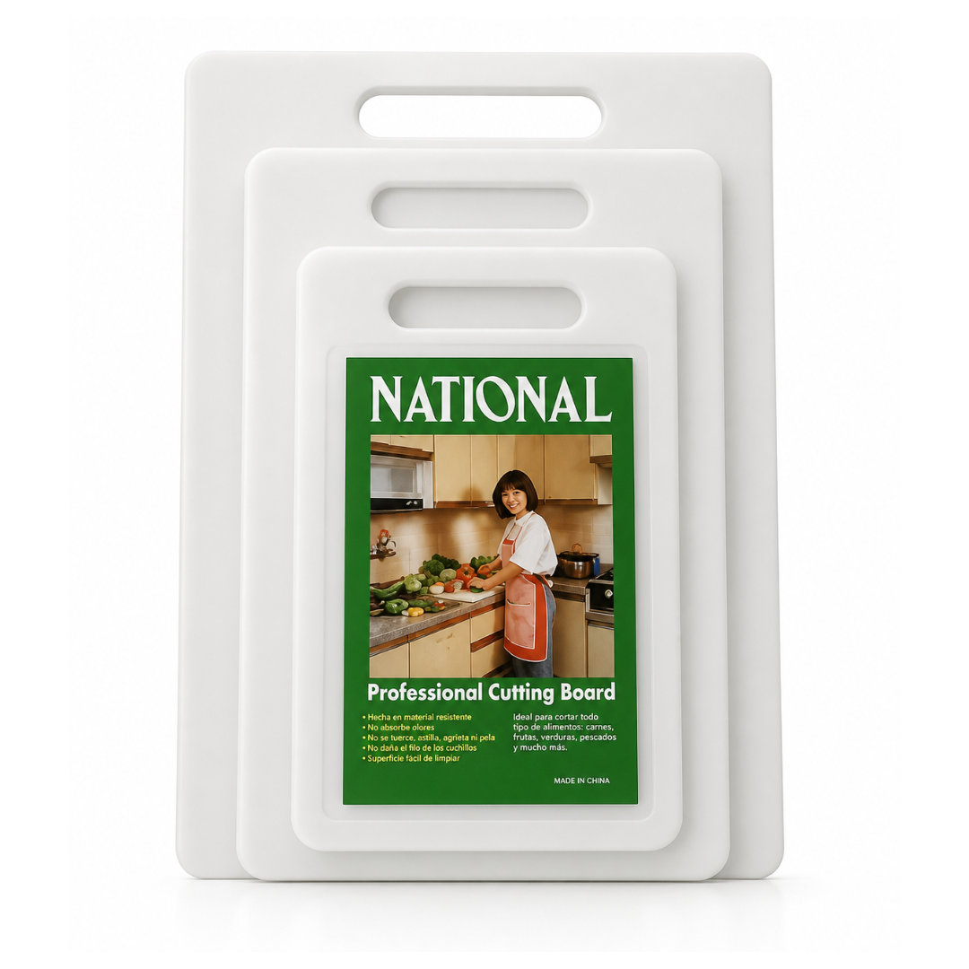 Juego de tablas profesionales en poliestireno para restaurantes y preparación de alimentos