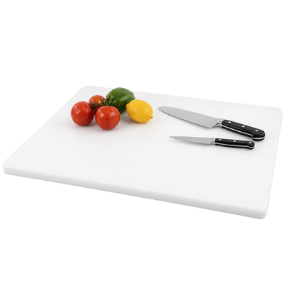Tabla de picar profesional 60x60 cm en poliestireno para cocina y gastronomía