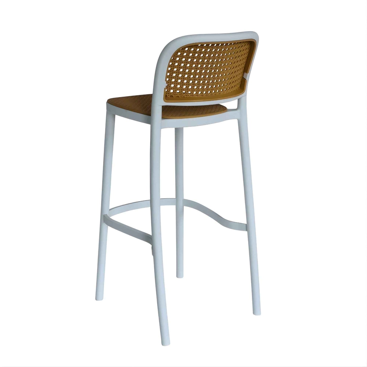 Silla de barra Solea negra para cocina, cafetería y espacios modernos