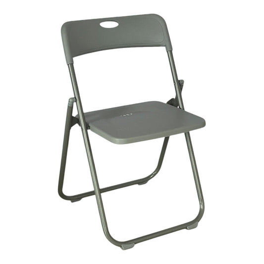 Sillas Color Negro Silla Plegable Plástico Reforzada