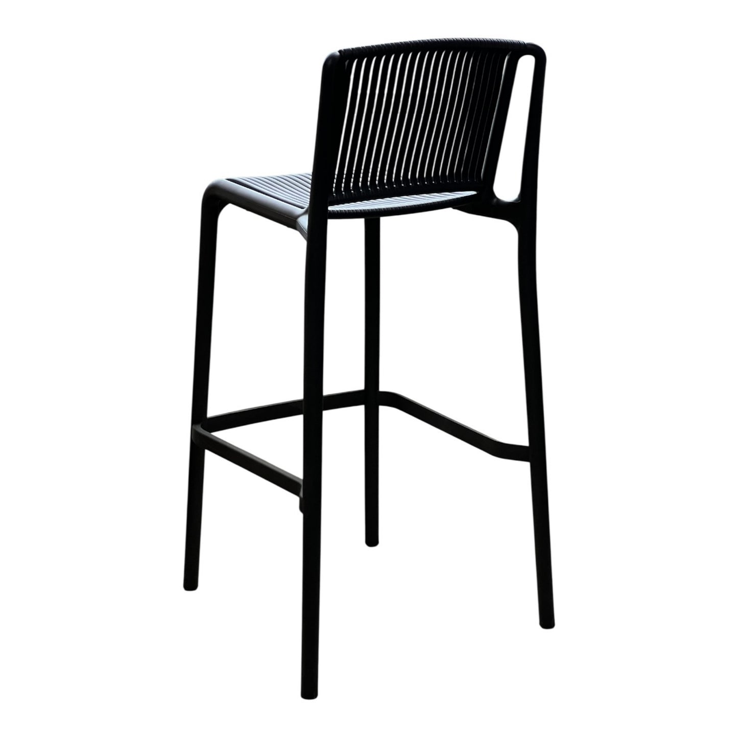 Butaco Alto Elegante Con Respaldo Abierto