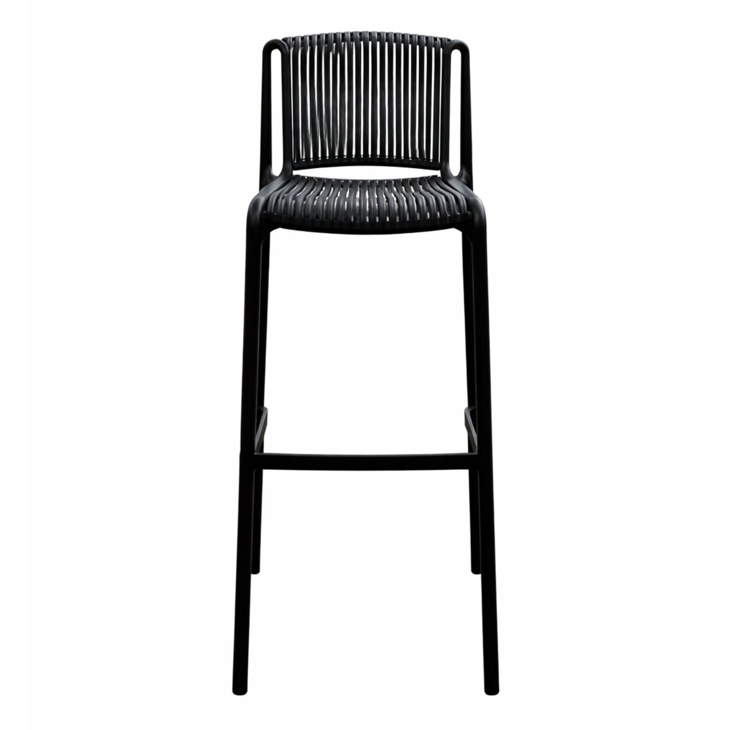 Butaco Alto Elegante Con Respaldo Abierto