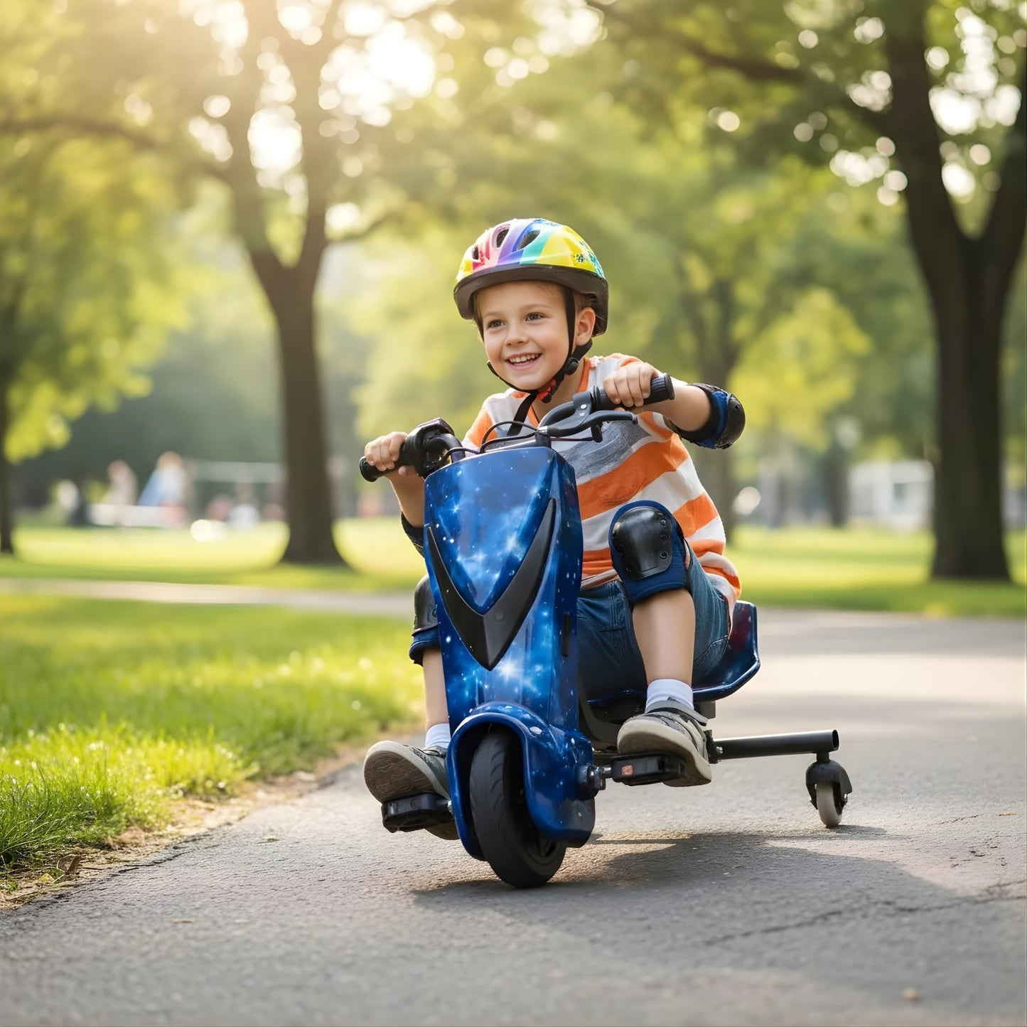 Triciclo Eléctrico Drift Para Niños, Jóvenes Y Adultos