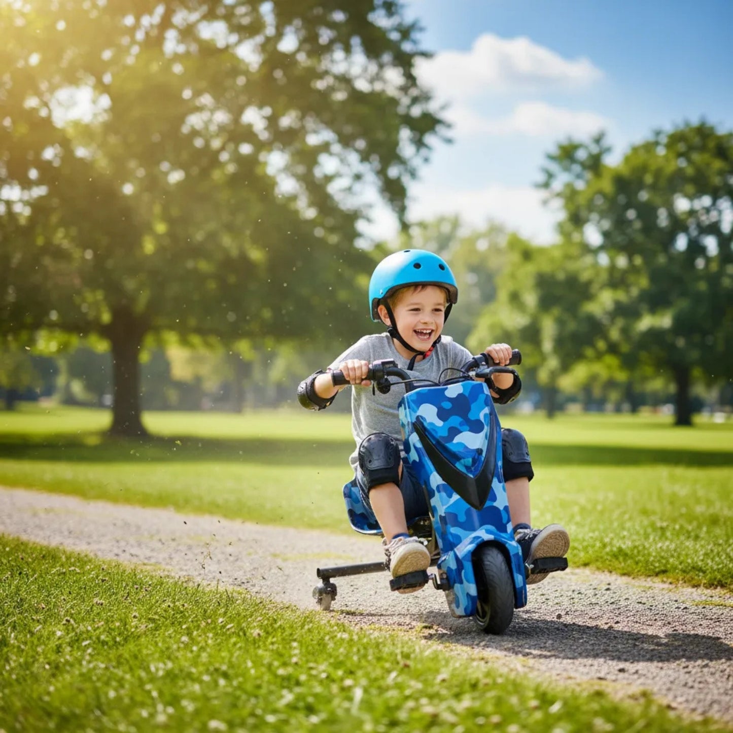 Triciclo Eléctrico Drift Para Niños, Jóvenes Y Adultos
