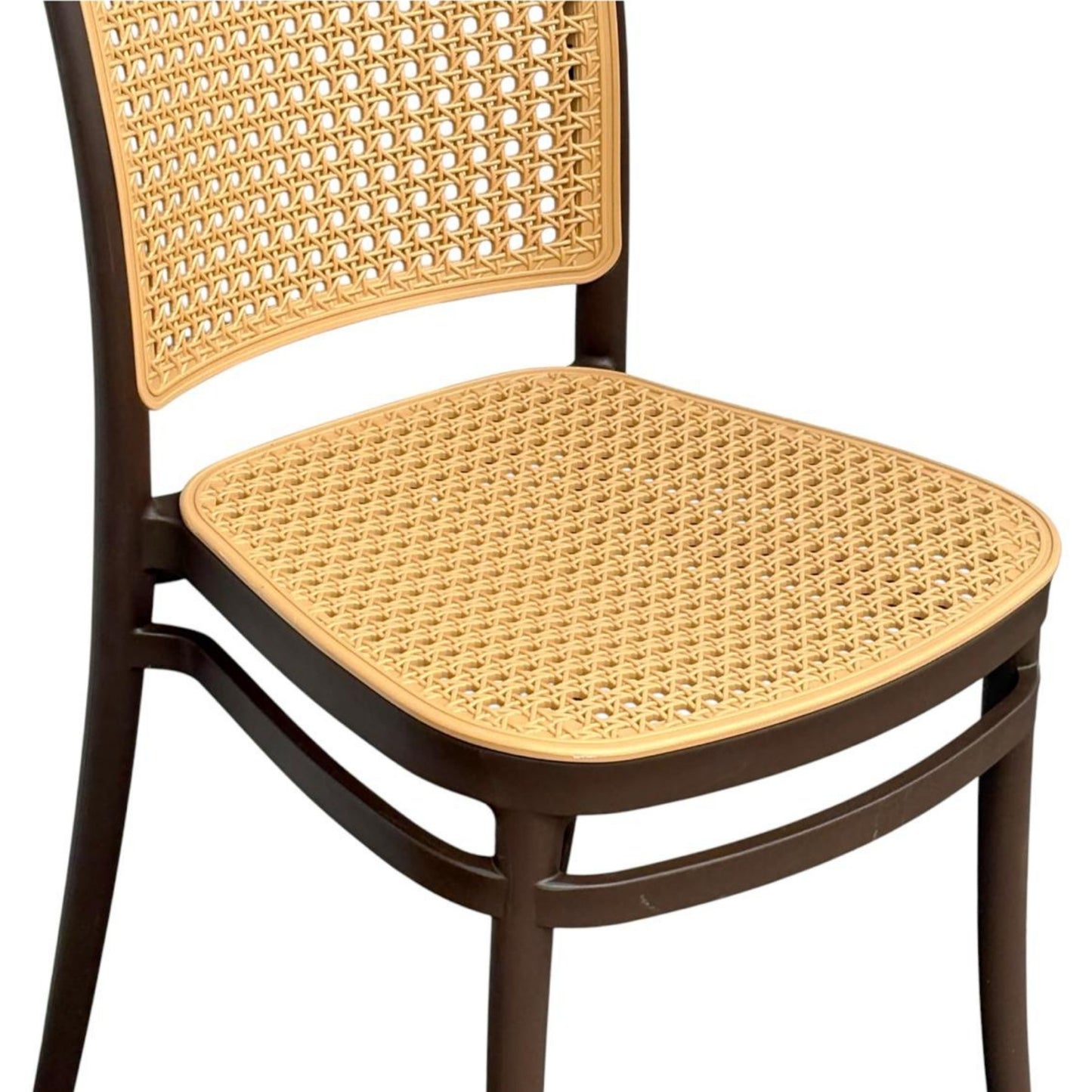 Silla En Polipropileno Solea Redonda Tipo Mimbre