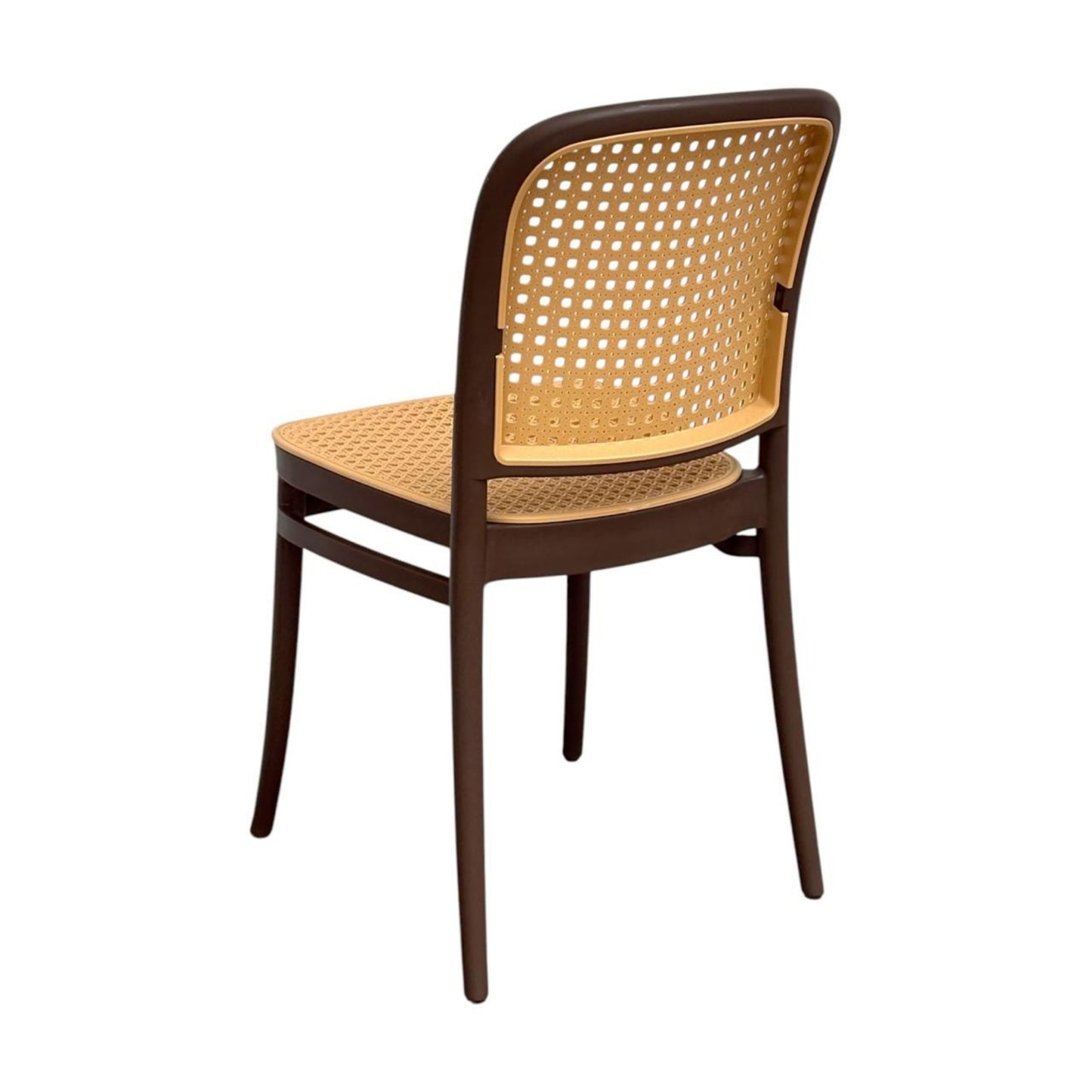 Silla En Polipropileno Solea Redonda Tipo Mimbre