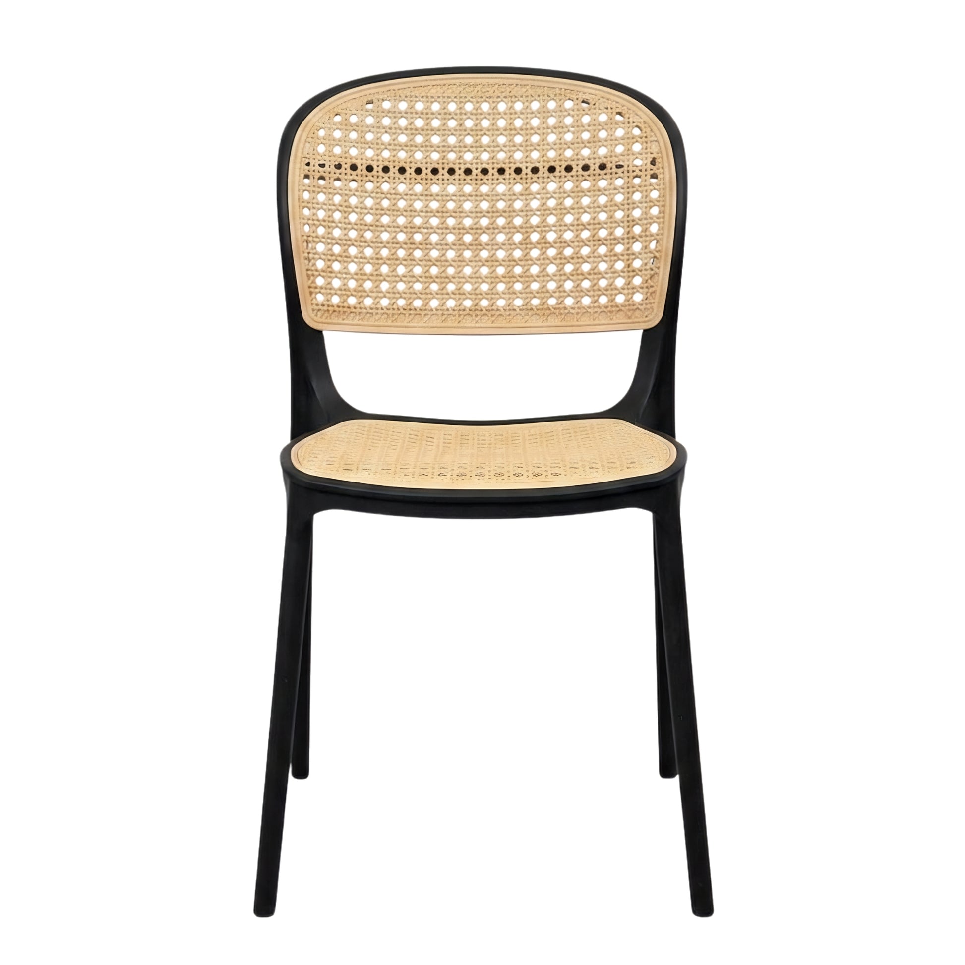 Silla Solea blanca con brazos para comedor, jardín, terraza y hogar