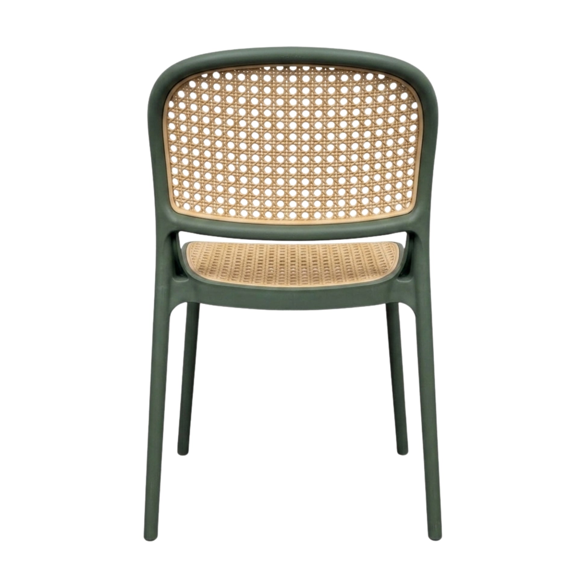 Silla Solea blanca cuadrada con brazos para espacios modernos y uso diario