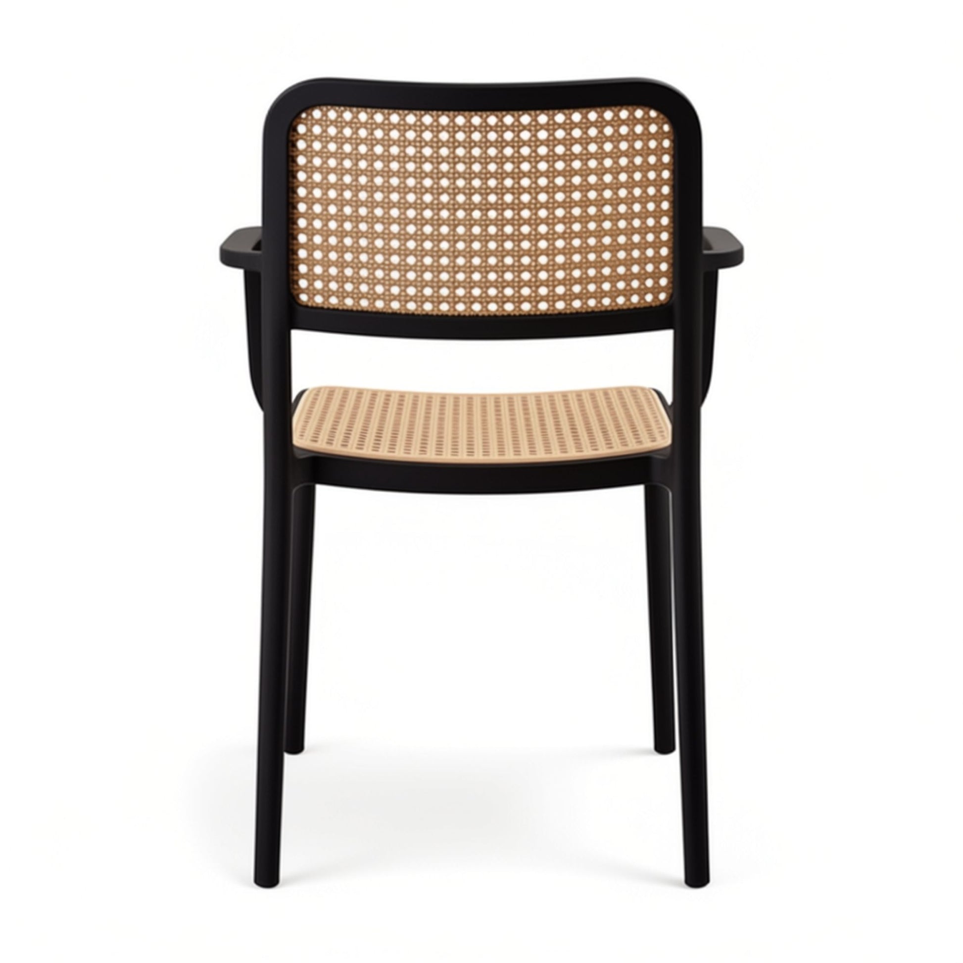 Silla Solea cuadrada en polipropileno resistente para uso interior y exterior