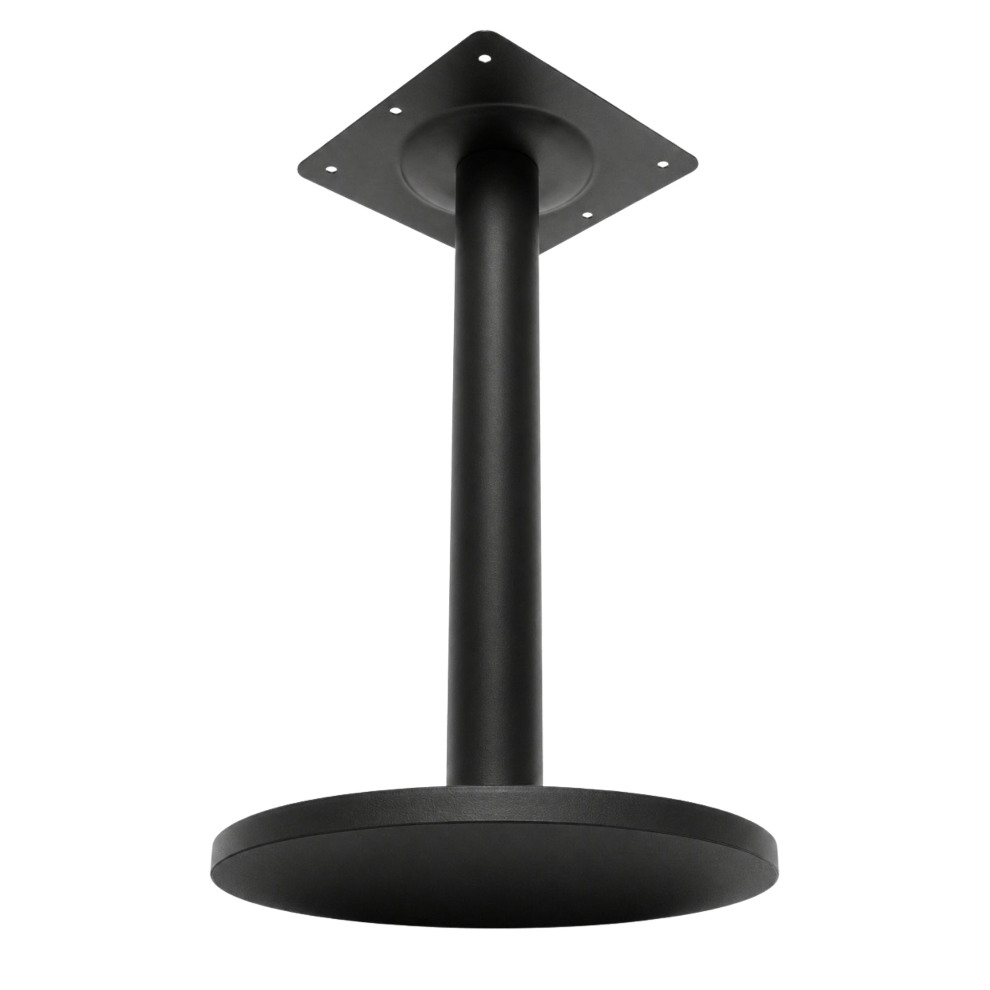 Estructura central metálica para mesa con soporte resistente y diseño moderno