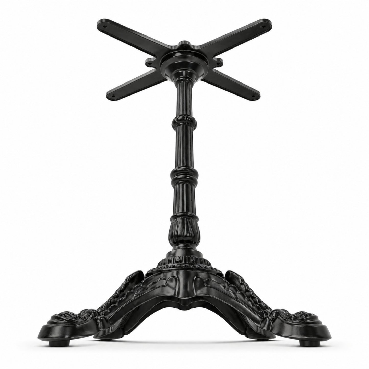 Estructura metálica para mesa estilo vintage ornamental para comedor, restaurante y cafetería