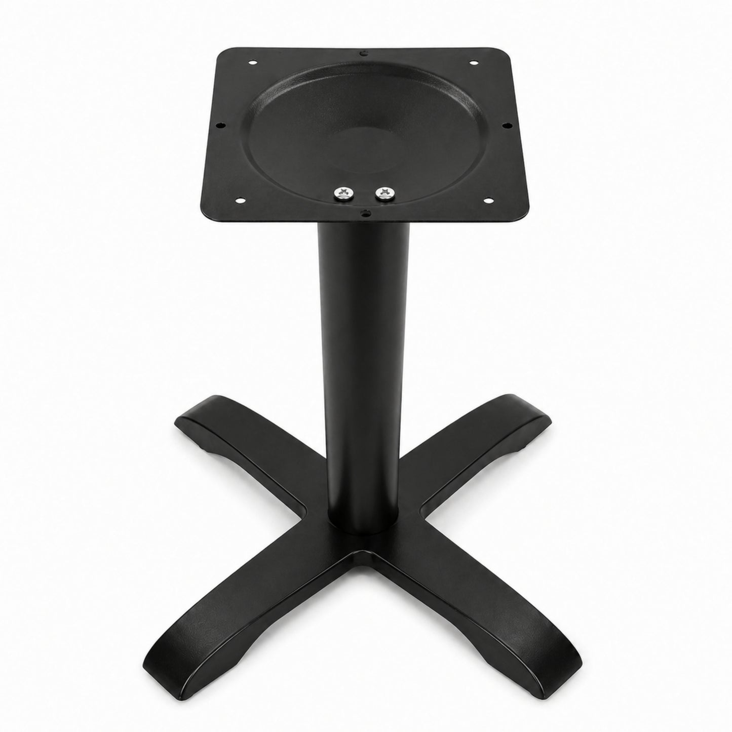 Estructura para mesa con cuatro patas tipo cruz resistente para uso comercial