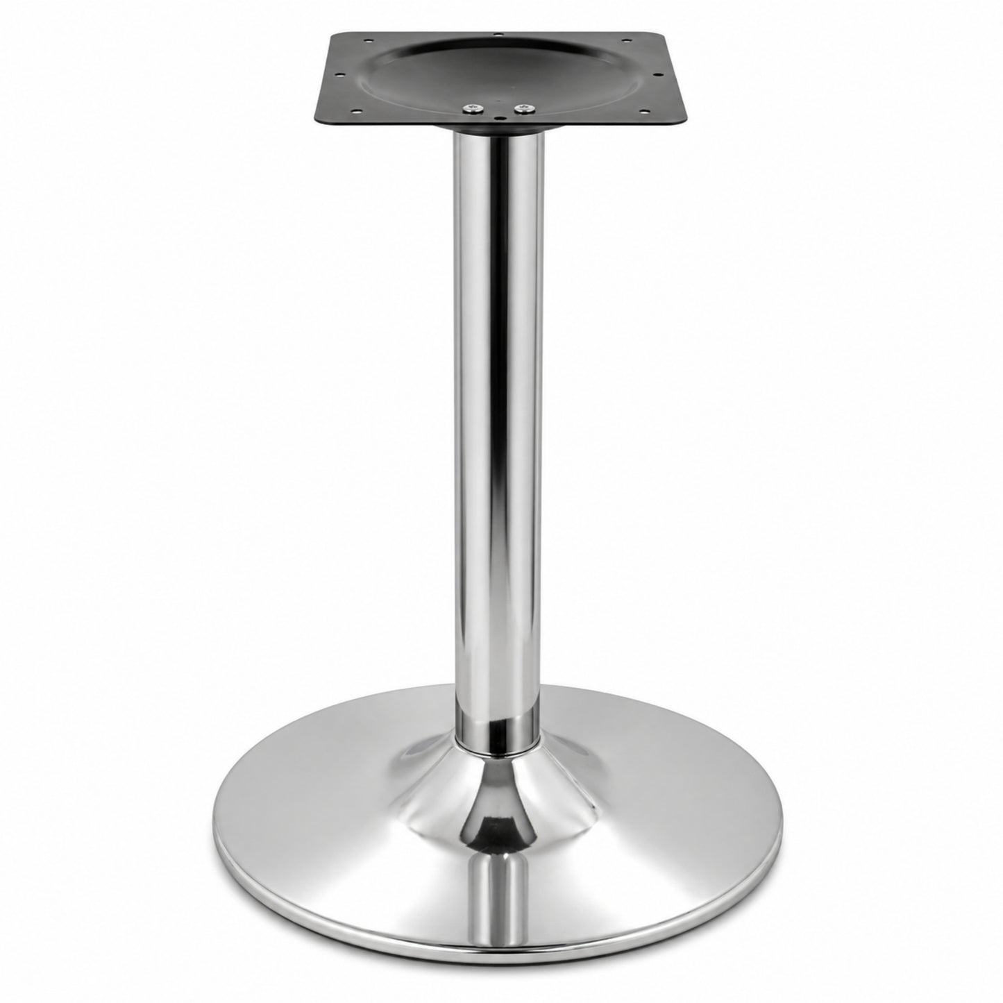 Estructura metálica para mesa con base de 4 patas tipo cruz para restaurante y comedor