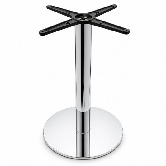 Estructura Metálica Cromada Para Mesa Con Cruceta Superior
