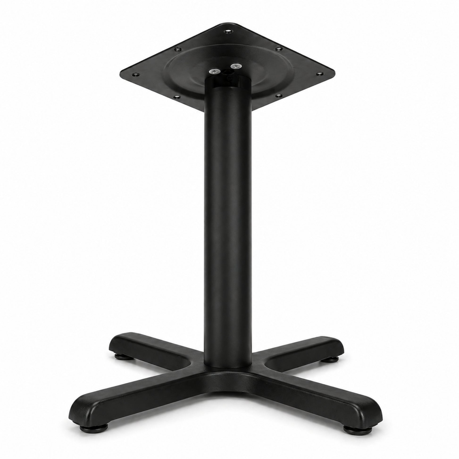 Estructura para mesa con base en X resistente para uso comercial