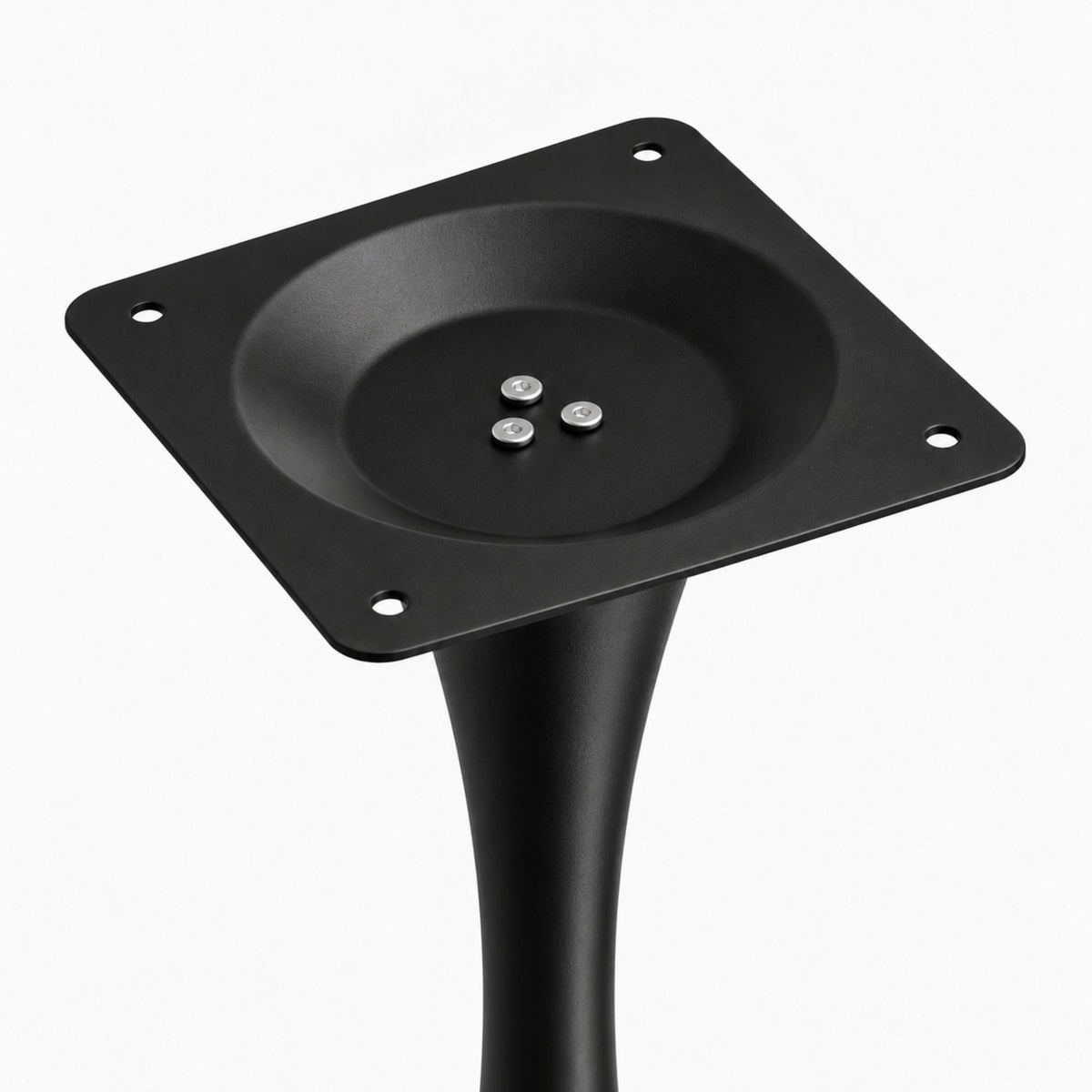 Estructura Metálica Para Mesa Con Perfil Curvo Elegante