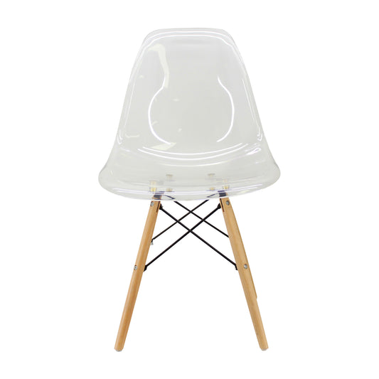 Silla Eames De Diseño Clásica Transparente