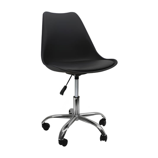 Silla Eames con Ruedas, Altura Ajustable y Giro 360°