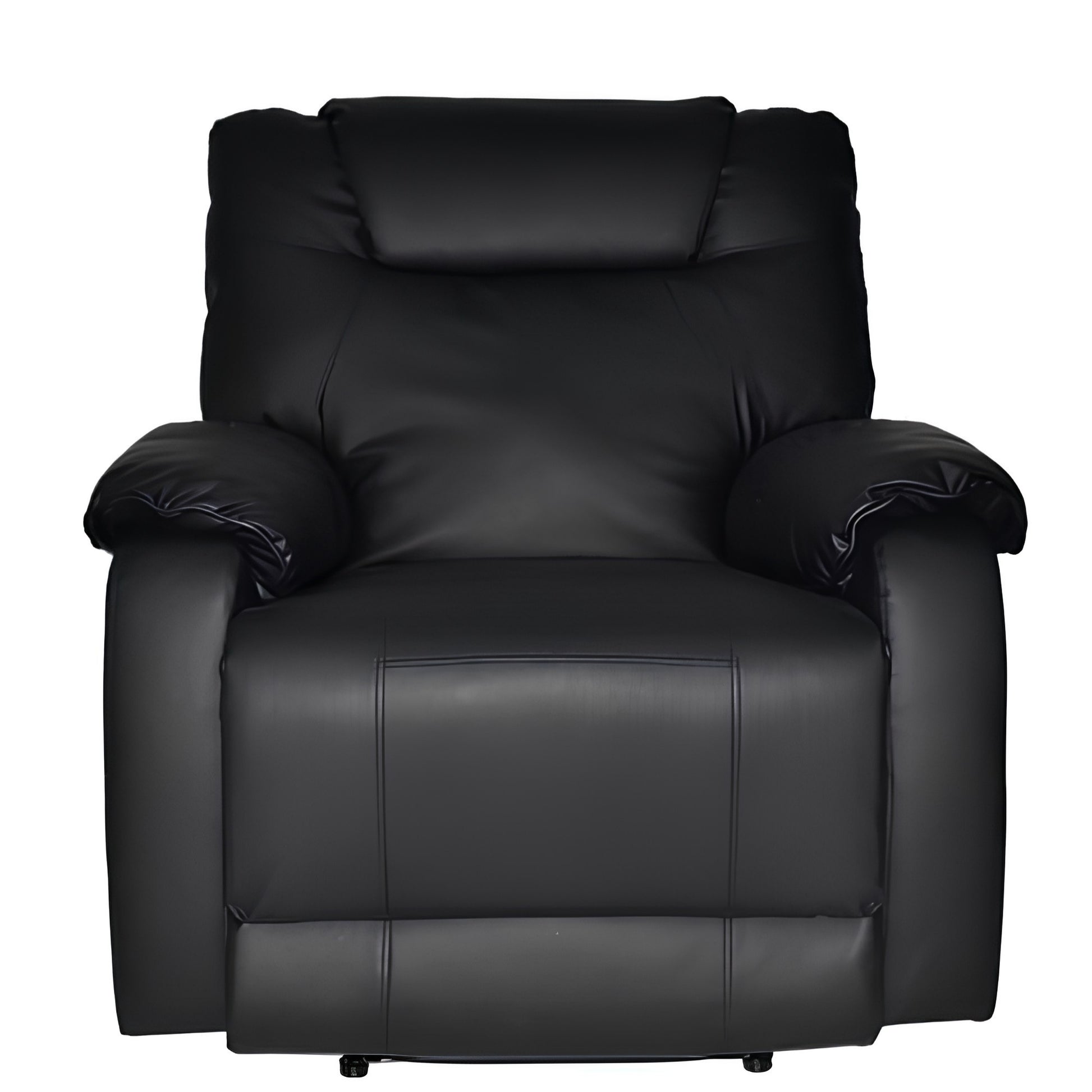 Sofá Relax Queen negro reclinable para sala, descanso y comodidad en el hogar