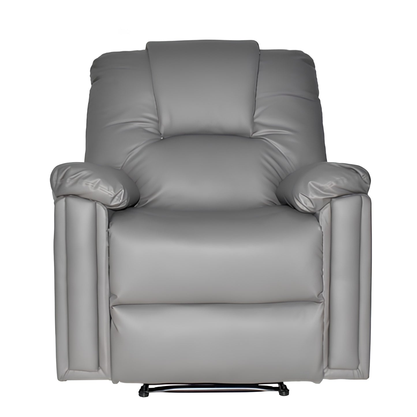 Sofá Relax Queen gris reclinable para sala de estar, lectura y descanso