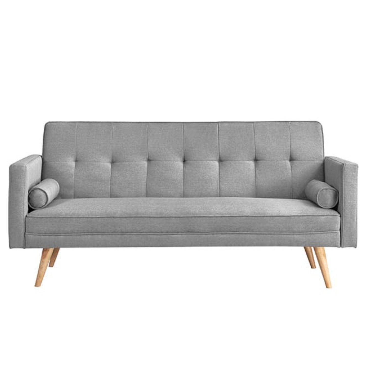 Sofá cama Venecia gris de 3 puestos para sala, hogar y habitación de invitados