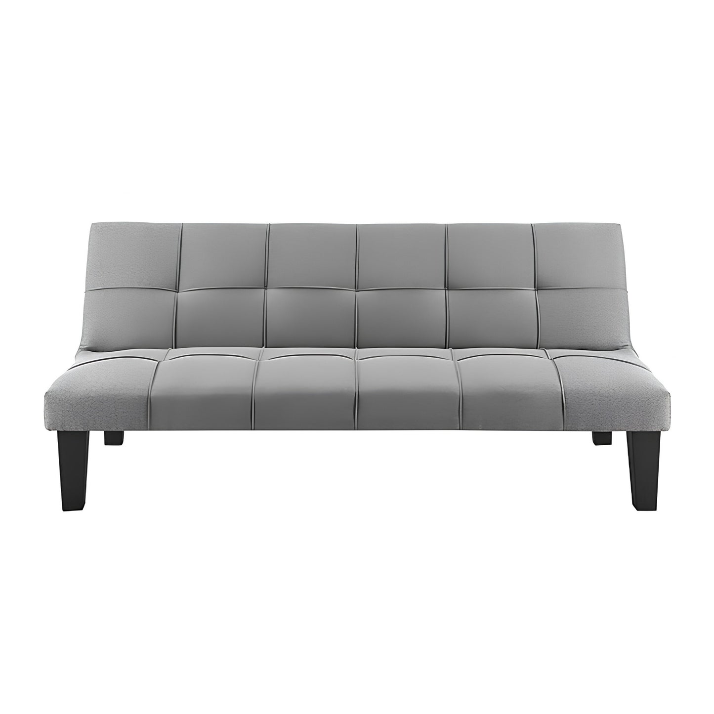 Sofá cama Génova gris de 3 puestos para apartamento, sala y habitación de invitados