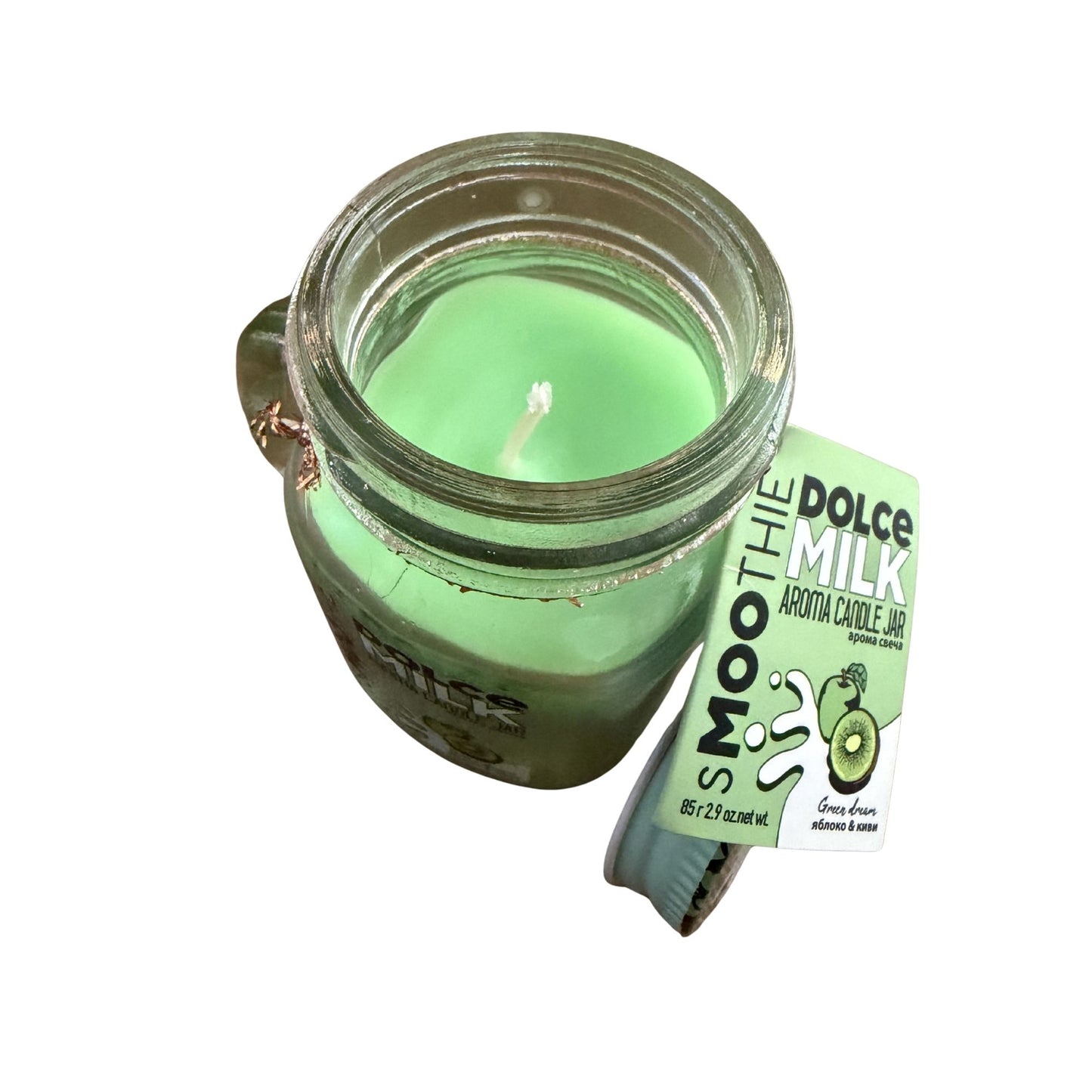 Vela aromática Smoothie en frasco para decoración, relajación y ambientes acogedores