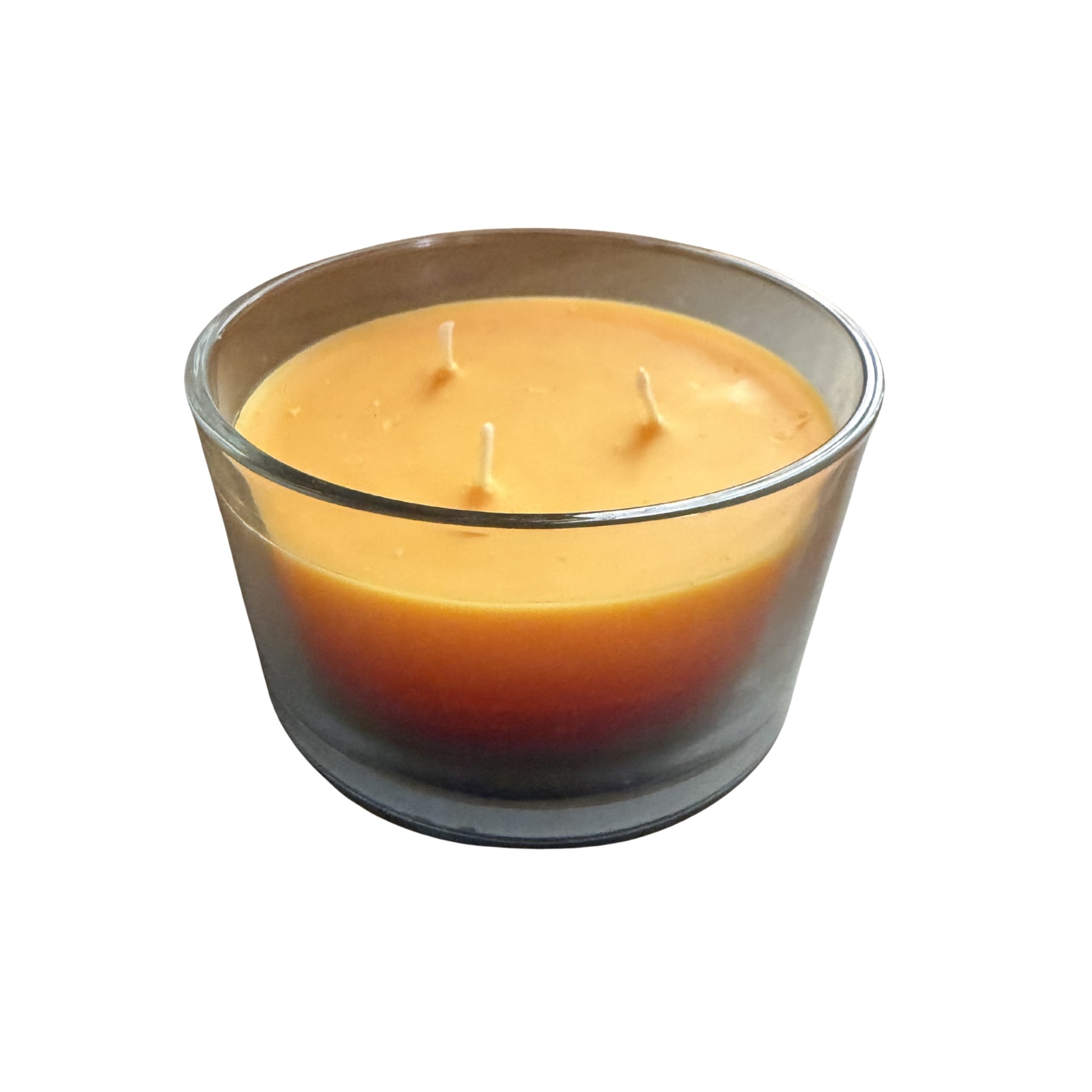 Velón decorativo de 3 mechas con aroma navideño para espacios acogedores