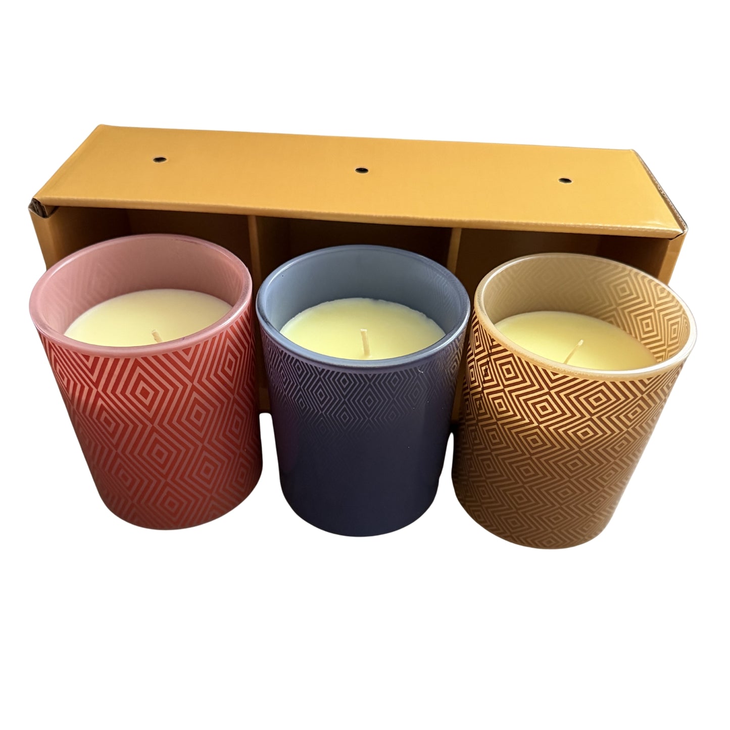 Set de velas aromáticas en frasco para decoración, hogar y regalo