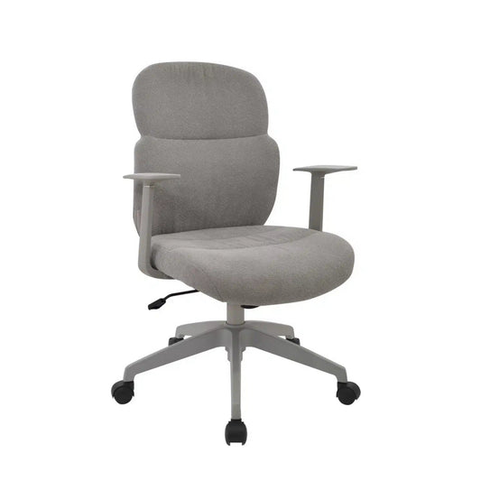 Silla Ander gris con espaldar alto para oficina, computador y home office