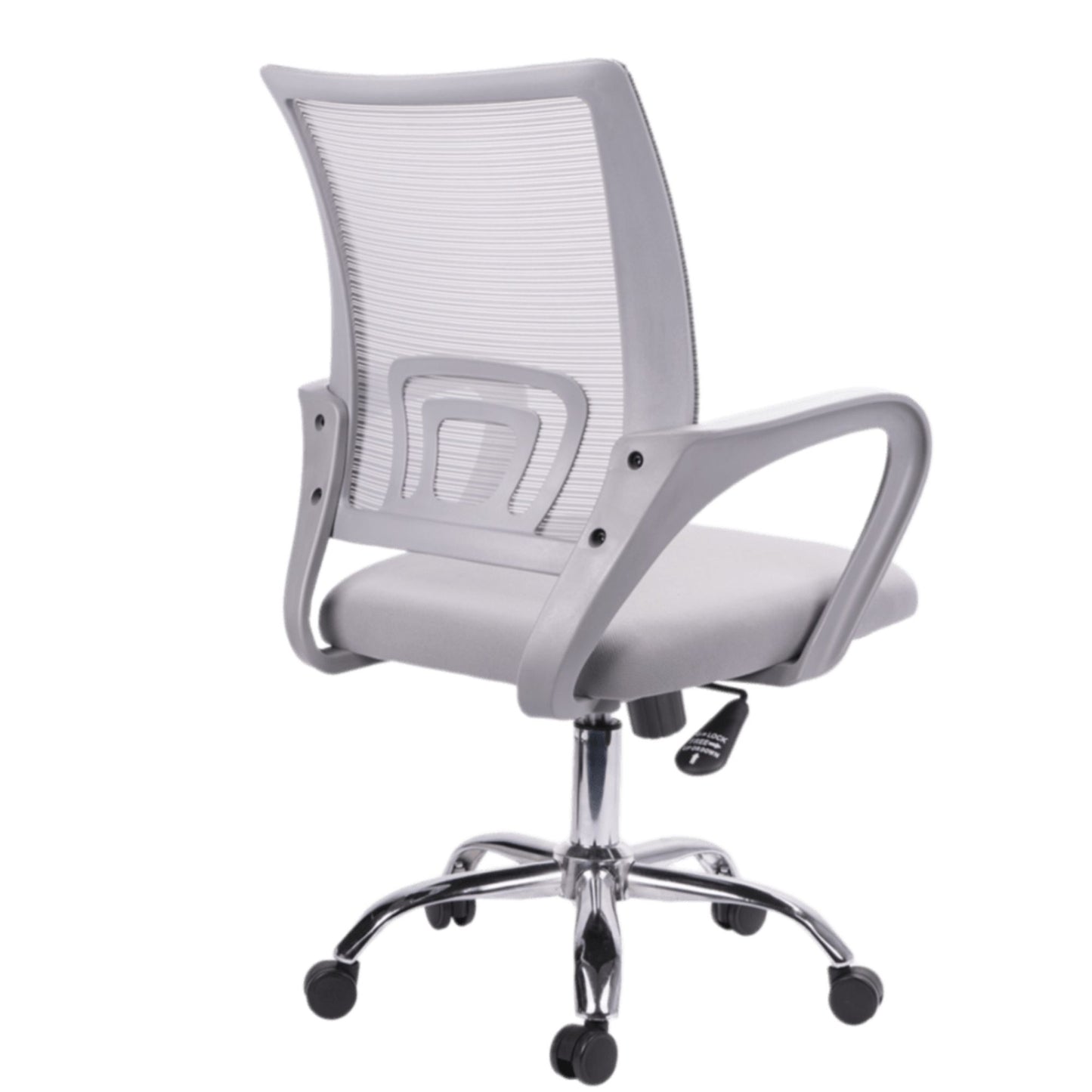 Silla De Oficina Atlantis Malla Y Marco Gris