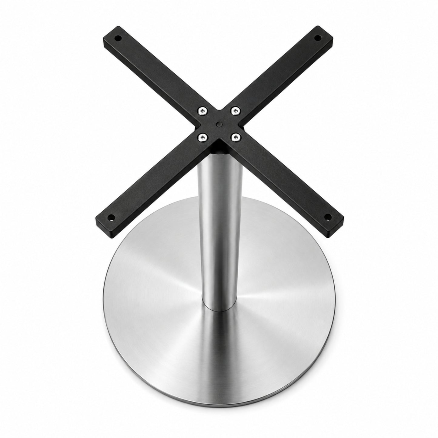 Estructura Metálica Para Mesa Base Redonda Cromada