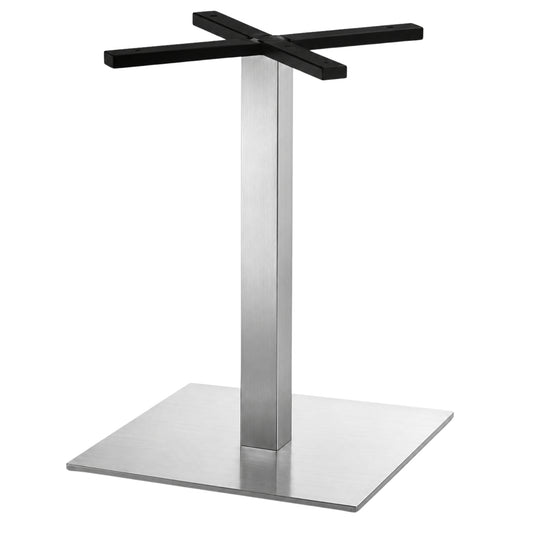 Estructura Metálica Cromada Para Mesa Base Cuadrada