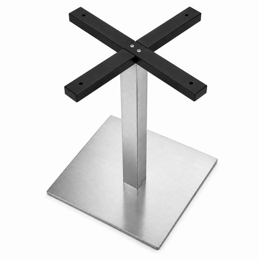 Estructura Metálica Cromada Para Mesa Base Cuadrada