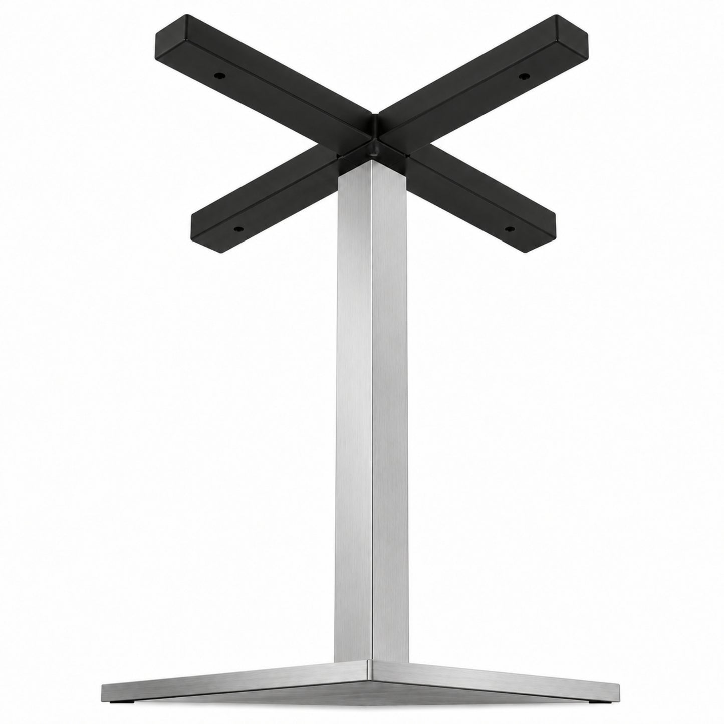 Estructura Metálica Cromada Para Mesa Base Cuadrada
