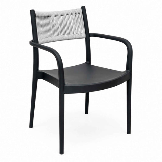 Silla Baru Con Brazos Y Espaldar Mallado