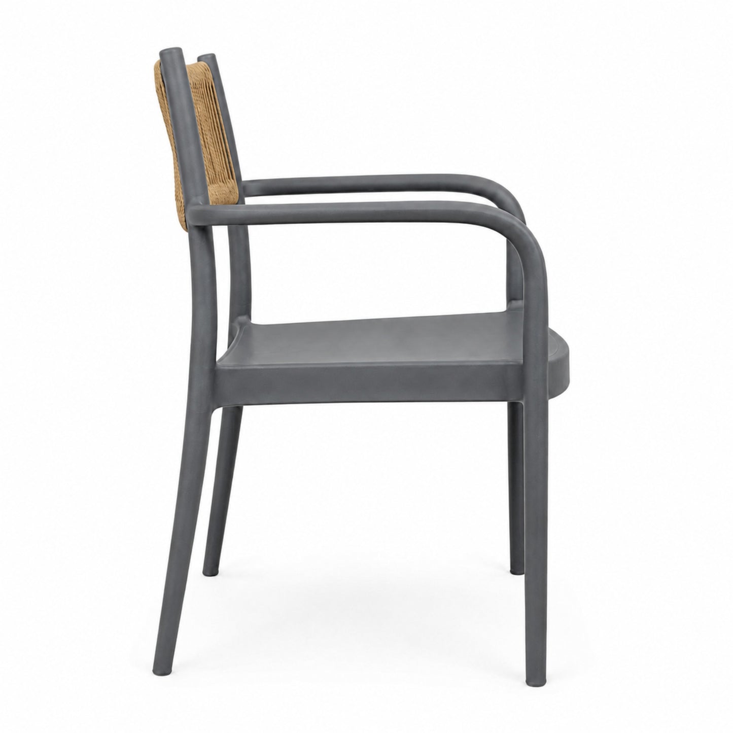 Silla Baru Con Brazos Y Espaldar Mallado