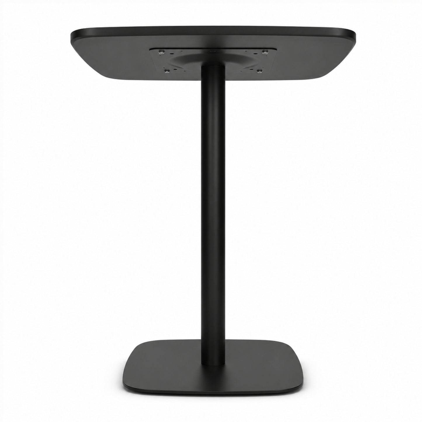 Mesa Oslo Con Base Cuadrada En Madera