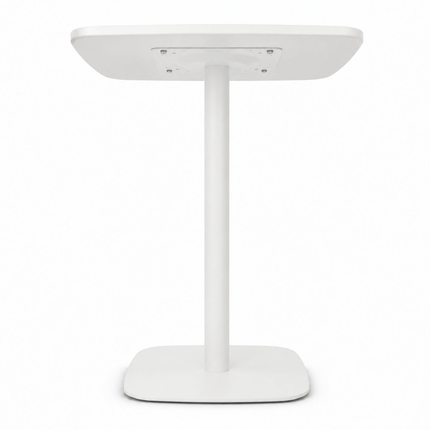 Mesa Oslo Con Base Cuadrada En Madera